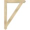 Ekena Millwork Traditional Arts & Crafts Rough Sawn Bracket, Douglas Fir, 4"W x 32"D x 44"H BKT04X32X44TRA03RDF - alternate 4